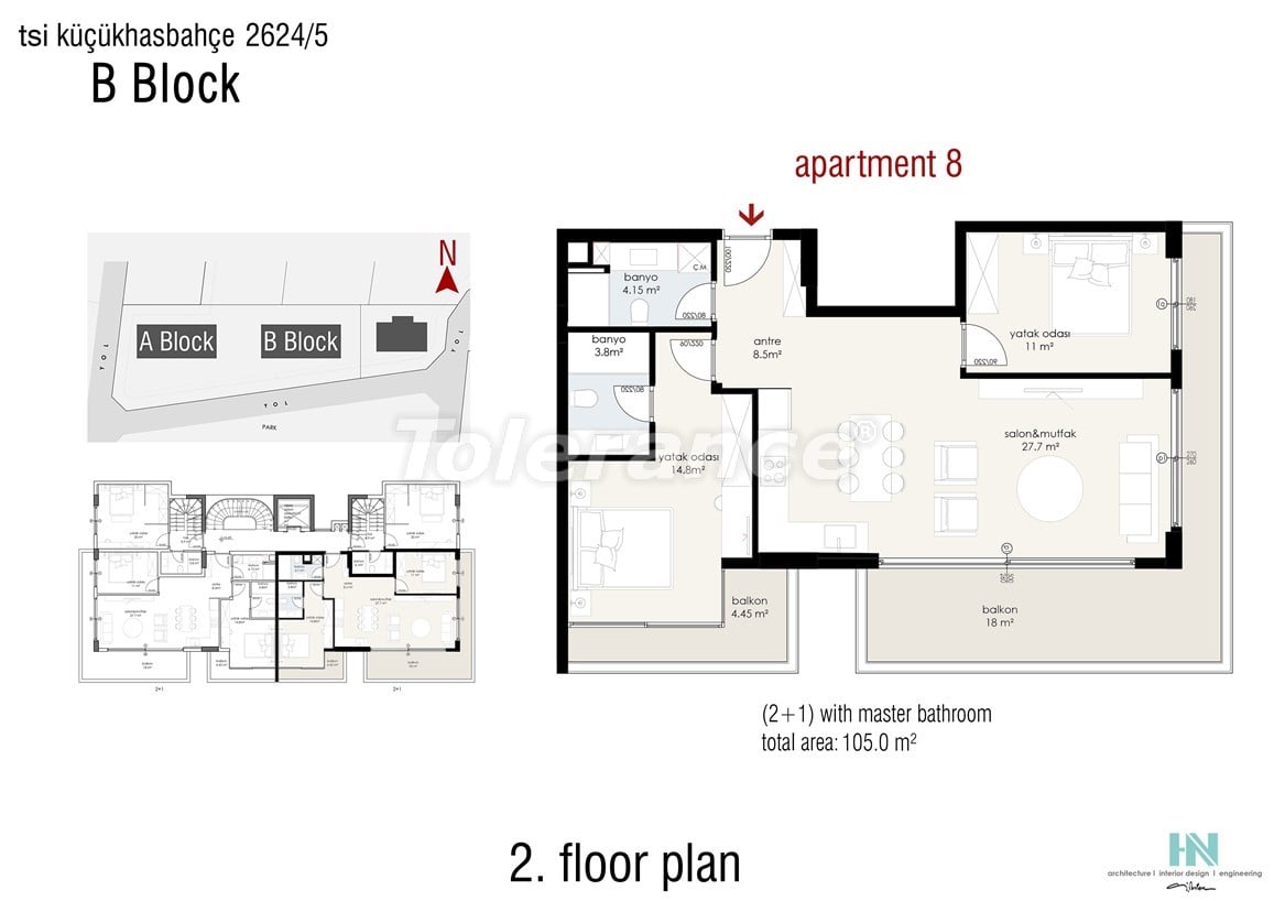 Apartment from the developer in City of Alanya, Alanya with sea view with pool - buy realty in Turkey - 49463