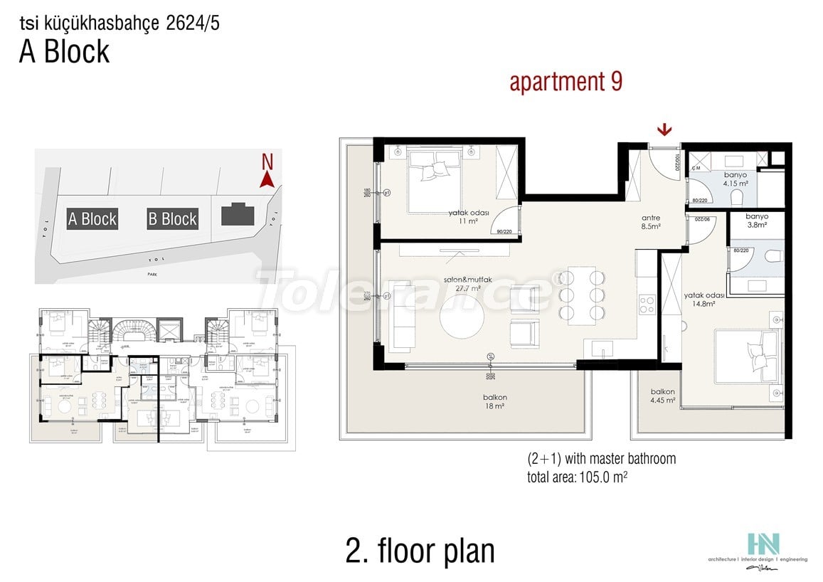 Apartment from the developer in City of Alanya, Alanya with sea view with pool - buy realty in Turkey - 49464