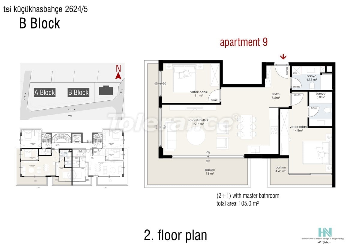 Apartment from the developer in City of Alanya, Alanya with sea view with pool - buy realty in Turkey - 49465