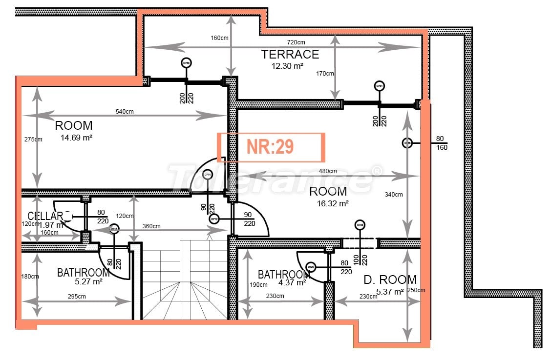 Apartment from the developer in Demirtas, Alanya with sea view with pool - buy realty in Turkey - 48752