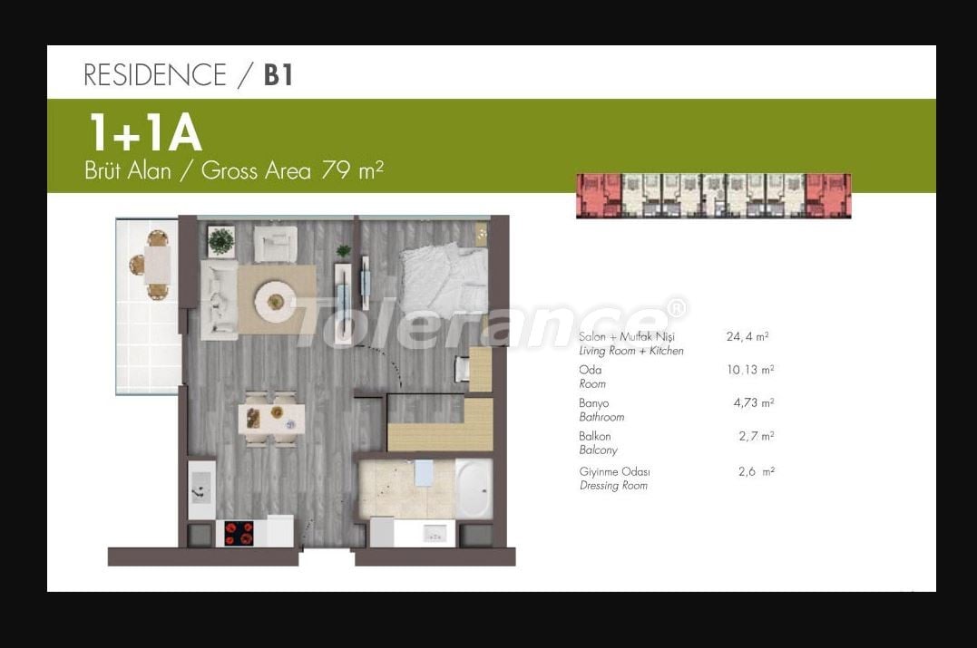 Apartment in Esenyurt, İstanbul pool installment - buy realty in Turkey - 21148