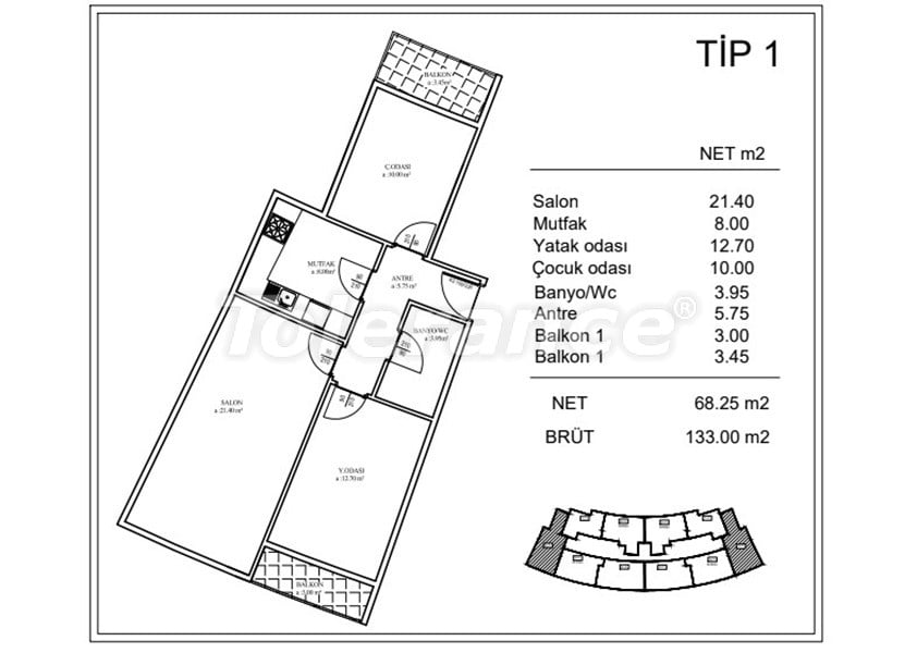 Apartment from the developer in Gaziosmanpasa, İstanbul with sea view with pool with installment - buy realty in Turkey - 110381