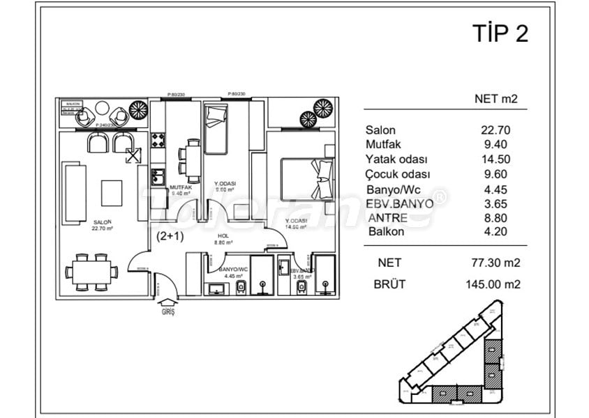 Apartment from the developer in Gaziosmanpasa, İstanbul with sea view with pool with installment - buy realty in Turkey - 110383