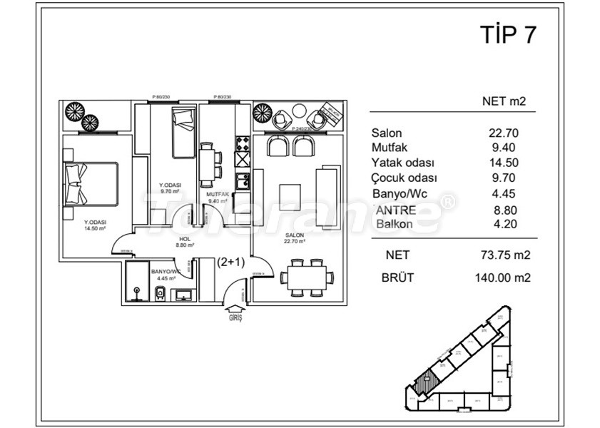 Apartment from the developer in Gaziosmanpasa, İstanbul with sea view with pool with installment - buy realty in Turkey - 110388