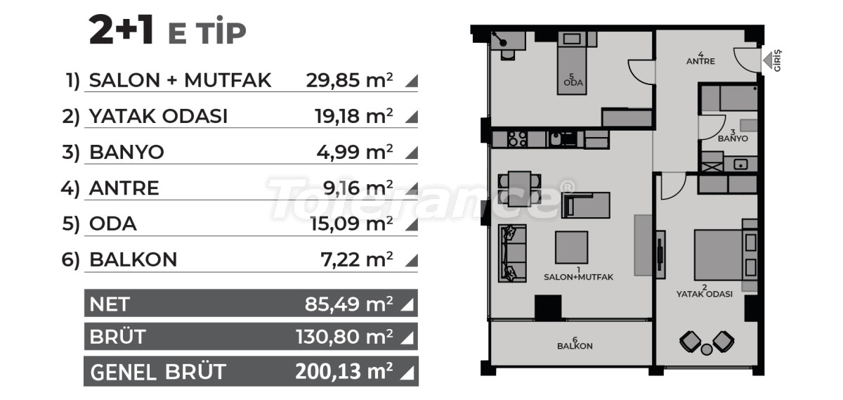 Apartment from the developer in Kadikoy, İstanbul with pool with installment - buy realty in Turkey - 69008