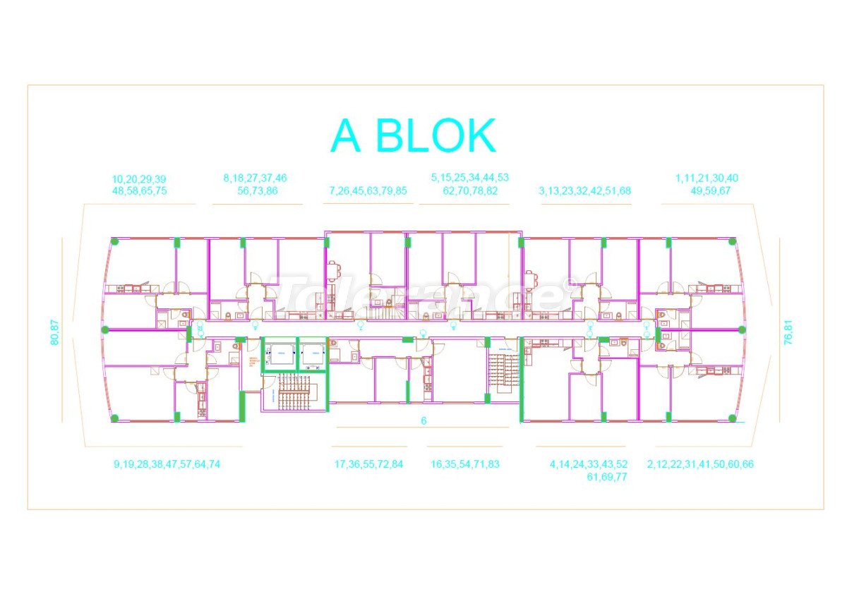 Apartment from the developer in Kagithane, İstanbul with pool with installment - buy realty in Turkey - 66397