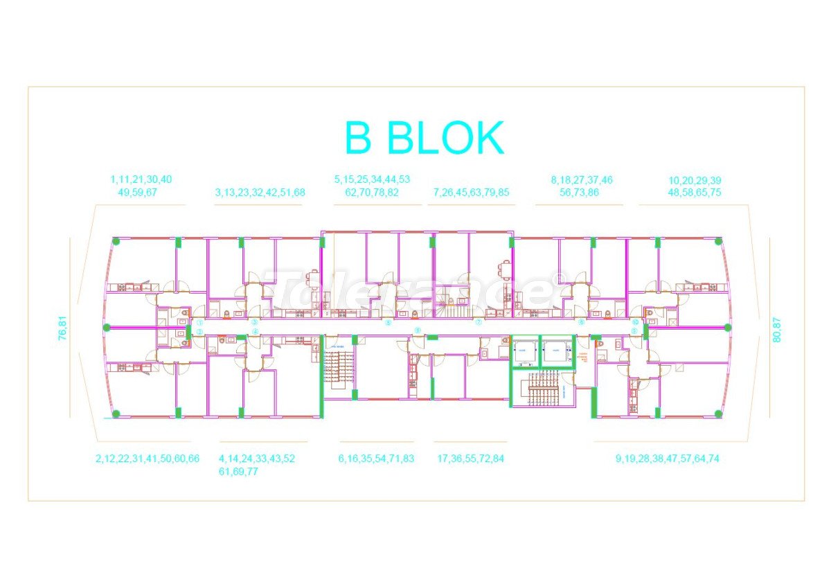 Apartment from the developer in Kagithane, İstanbul with pool with installment - buy realty in Turkey - 66398