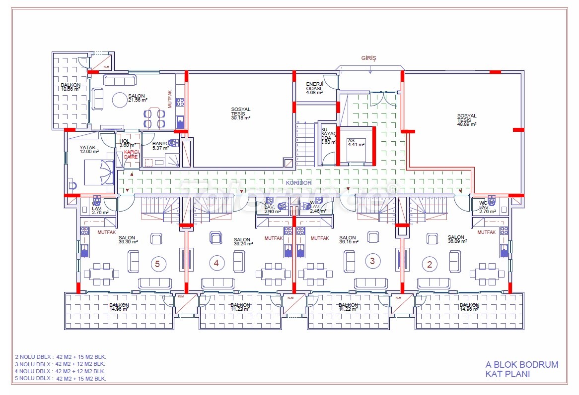 Apartment from the developer in Kargicak, Alanya with sea view with pool with installment - buy realty in Turkey - 18087