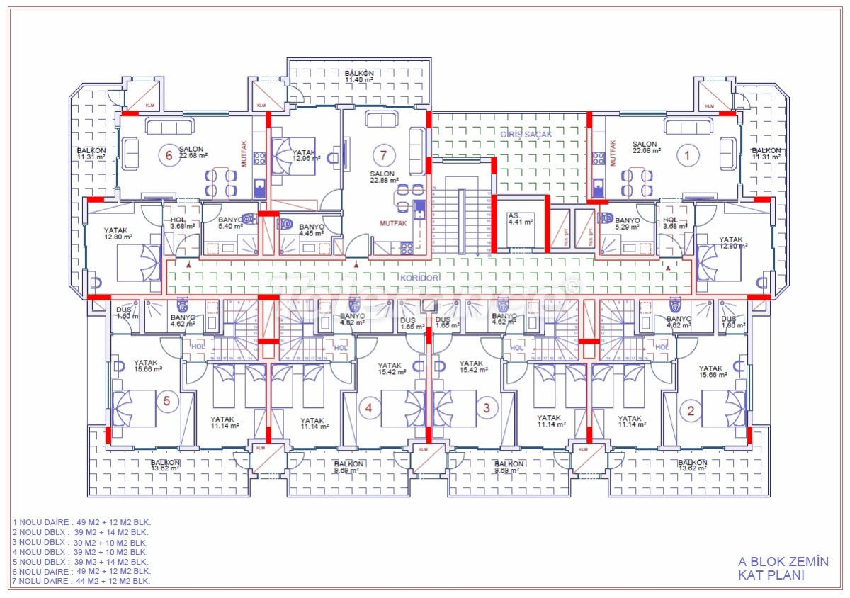 Apartment from the developer in Kargicak, Alanya with sea view with pool with installment - buy realty in Turkey - 18088