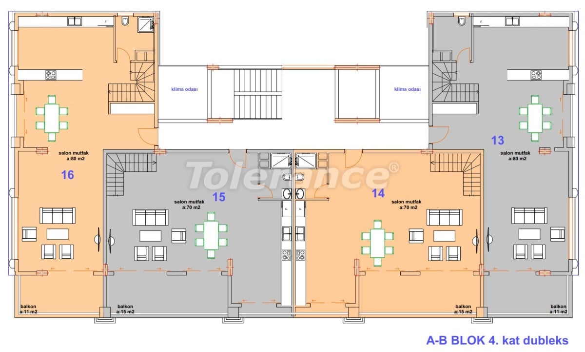 Apartment from the developer in Kargicak, Alanya with sea view with pool - buy realty in Turkey - 27756