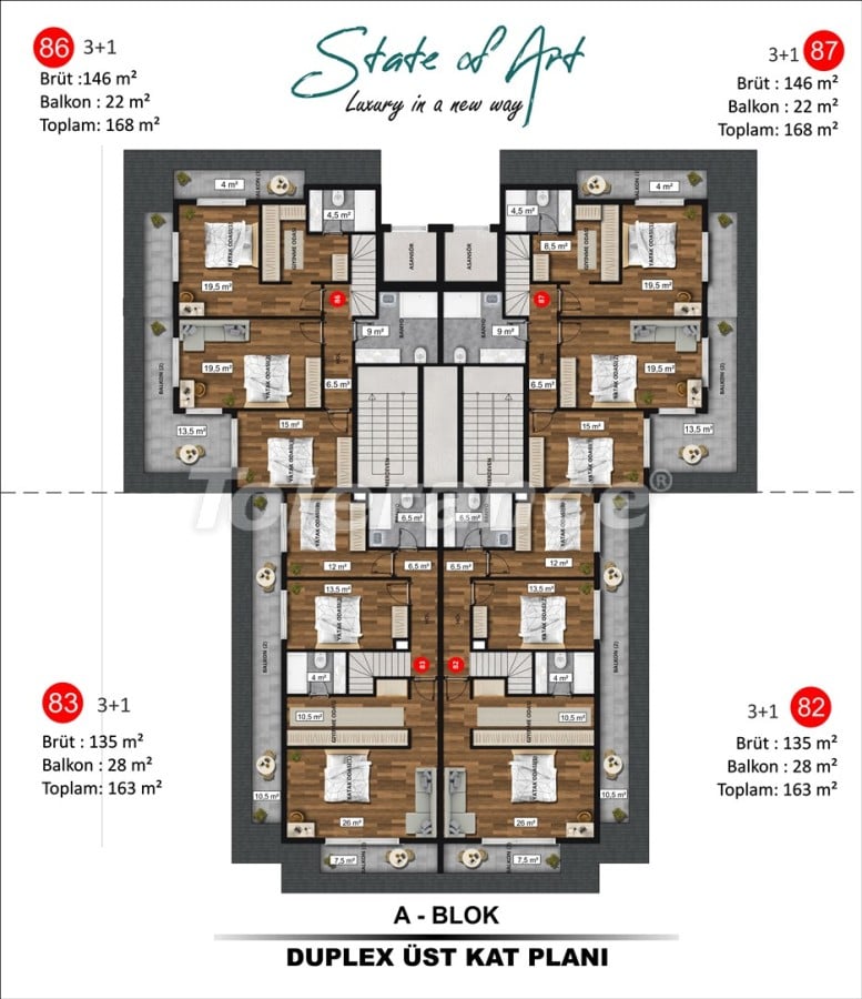 Apartment from the developer in Kargicak, Alanya with sea view with pool - buy realty in Turkey - 41174