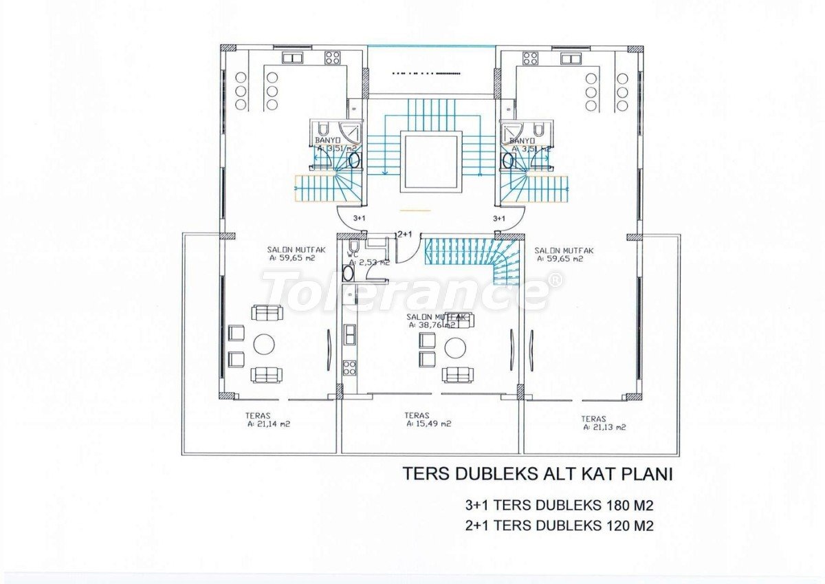 Apartment from the developer in Kargicak, Alanya with sea view with pool - buy realty in Turkey - 5346