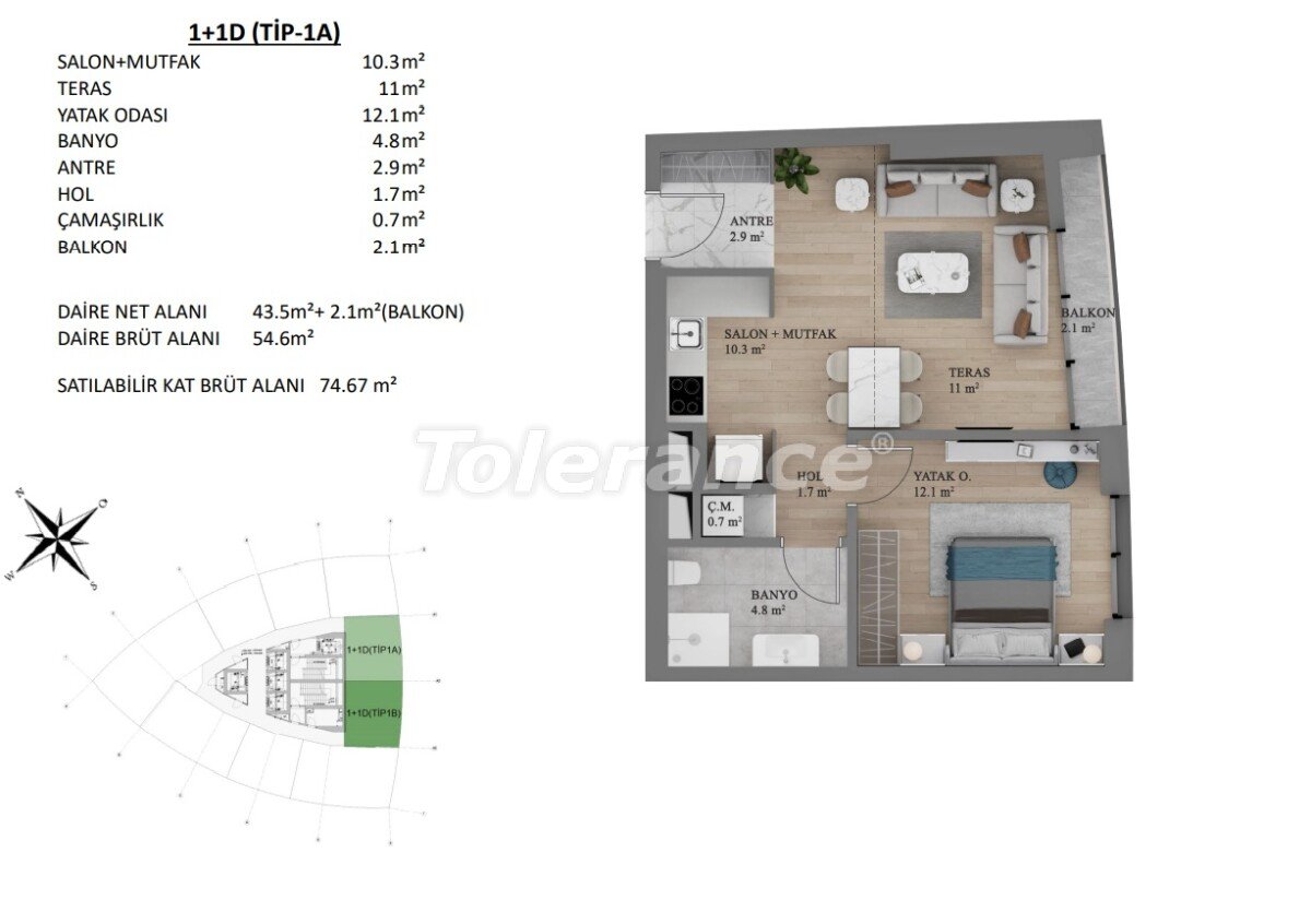 Apartment from the developer in Kartal, İstanbul with sea view with pool with installment - buy realty in Turkey - 57880