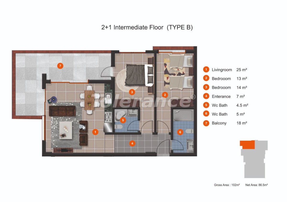 Apartment from the developer in Kestel, Alanya with sea view with pool with installment - buy realty in Turkey - 20434