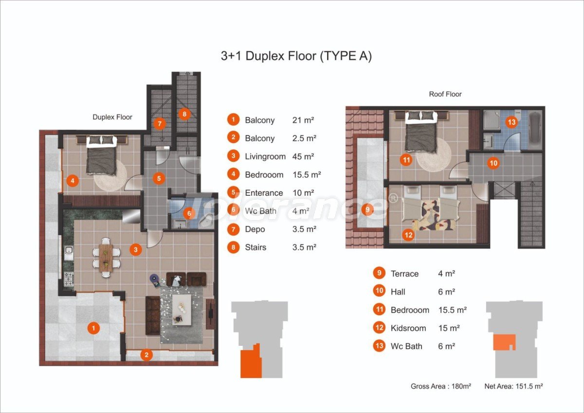 Apartment from the developer in Kestel, Alanya with sea view with pool with installment - buy realty in Turkey - 20435