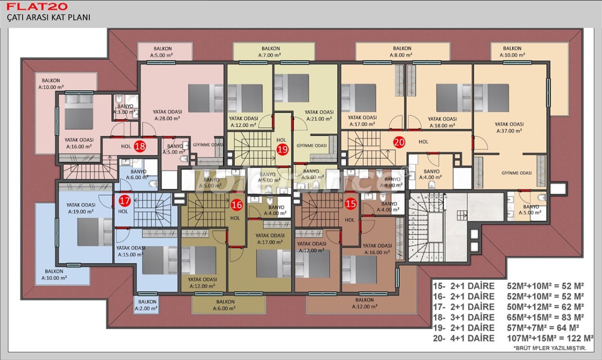 Apartment from the developer in Kestel, Alanya with sea view with pool - buy realty in Turkey - 40386