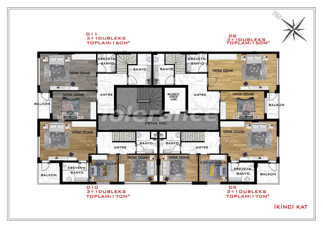 Apartment from the developer in Konyaaltı, Antalya with pool - buy realty in Turkey - 69634