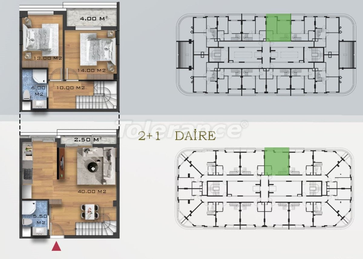 Apartment from the developer in Konyaaltı, Antalya with pool with installment - buy realty in Turkey - 98811