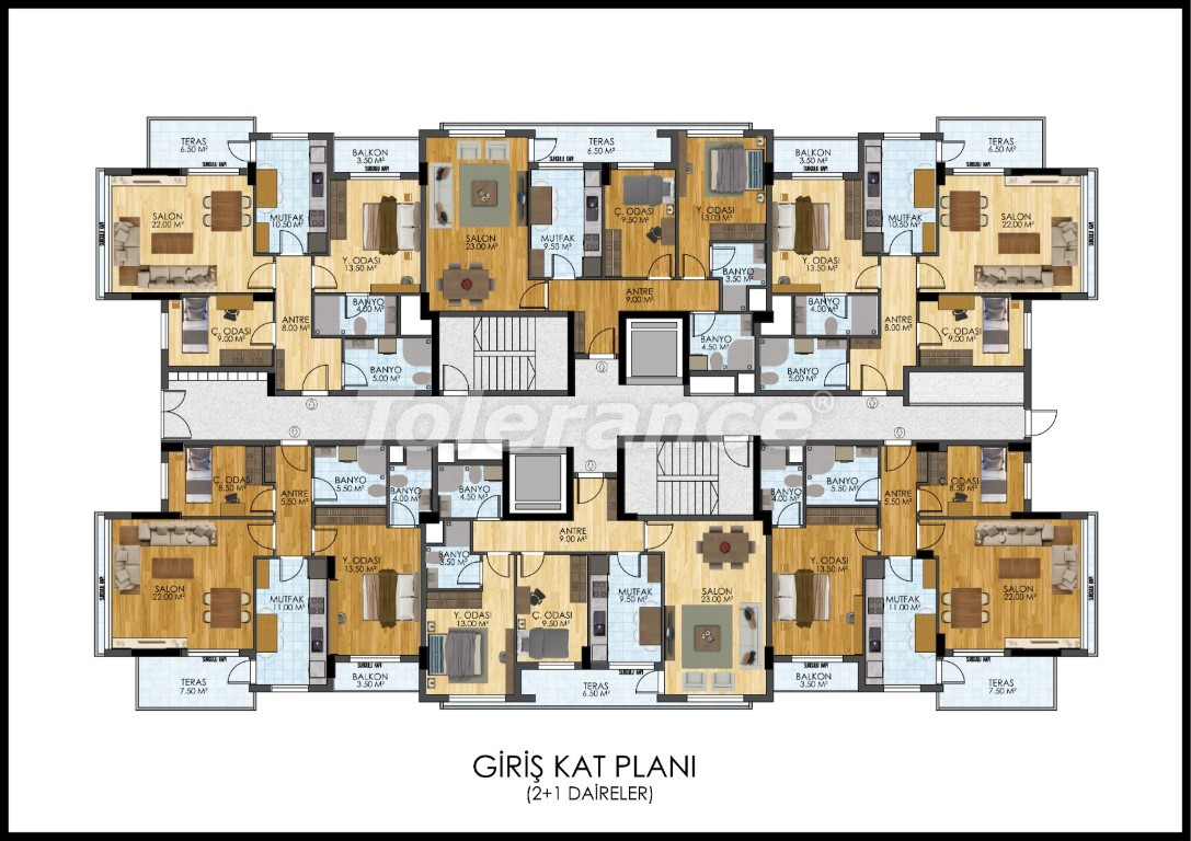 Apartment from the developer in Konyaaltı, Antalya with pool - buy realty in Turkey - 98988