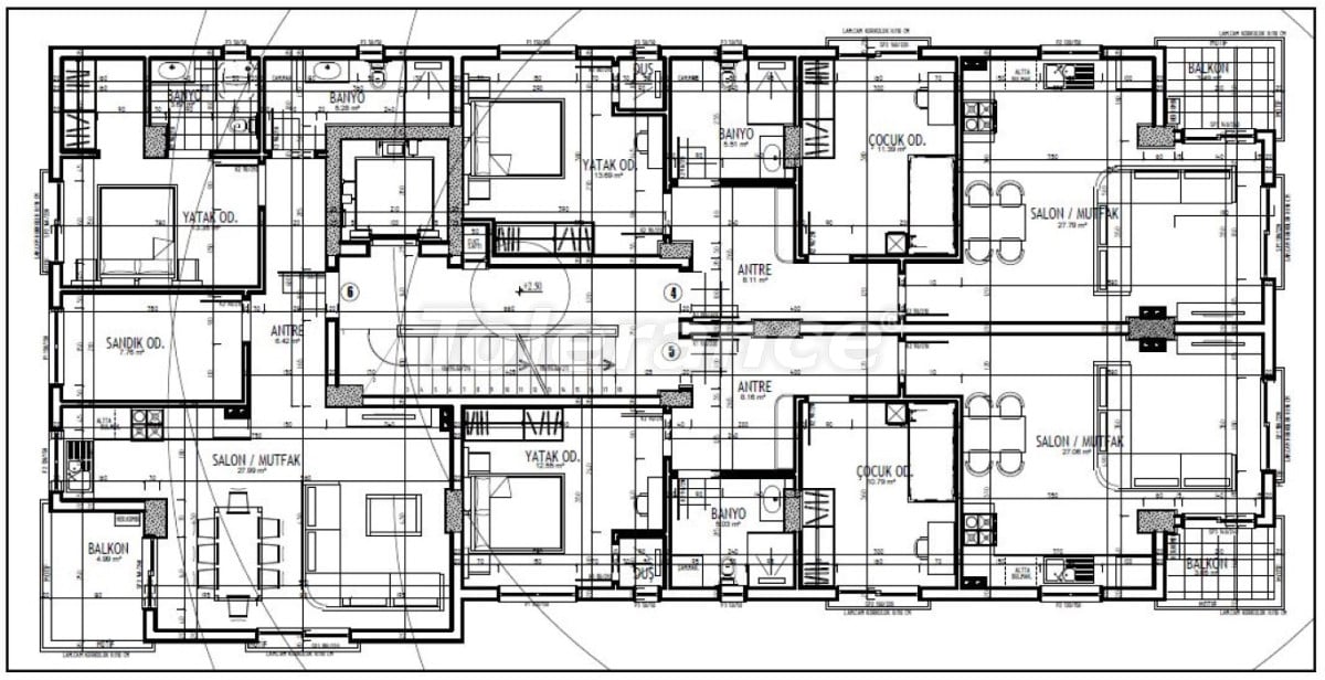 Apartment from the developer in Konyaaltı, Antalya with pool with installment - buy realty in Turkey - 99864