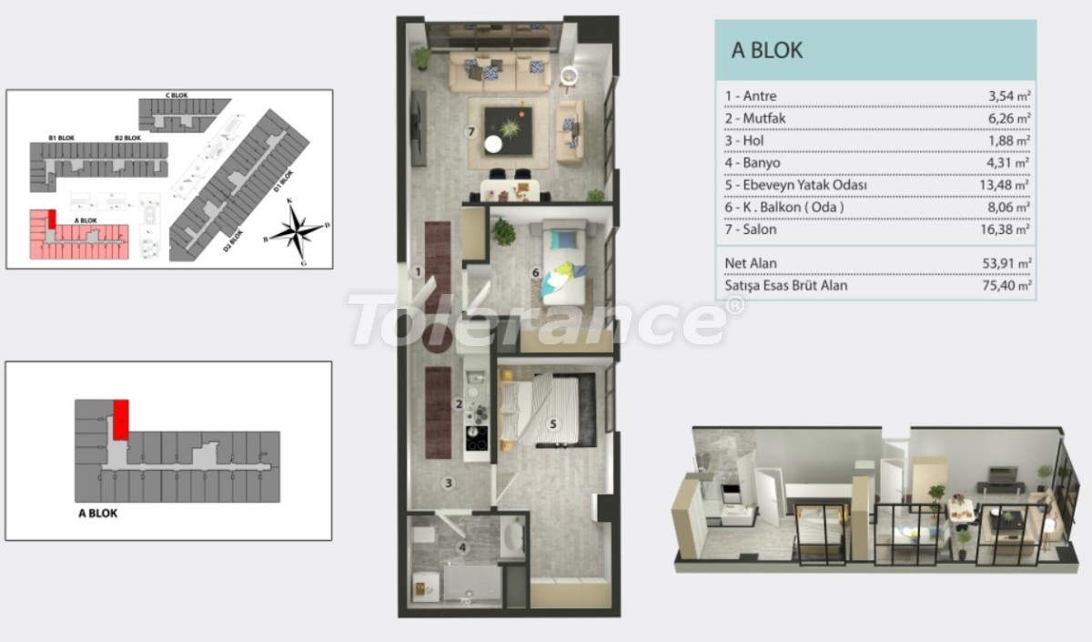 Apartment from the developer in Kucukcekmece, İstanbul with installment - buy realty in Turkey - 36266