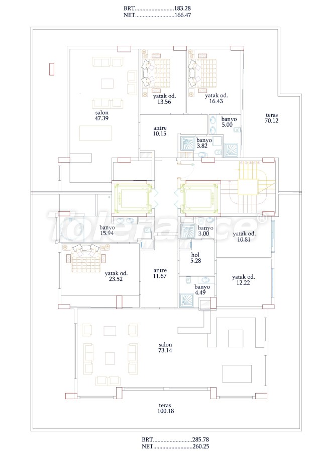 Apartment from the developer in Mahmutlar, Alanya sea view pool installment - buy realty in Turkey - 18050