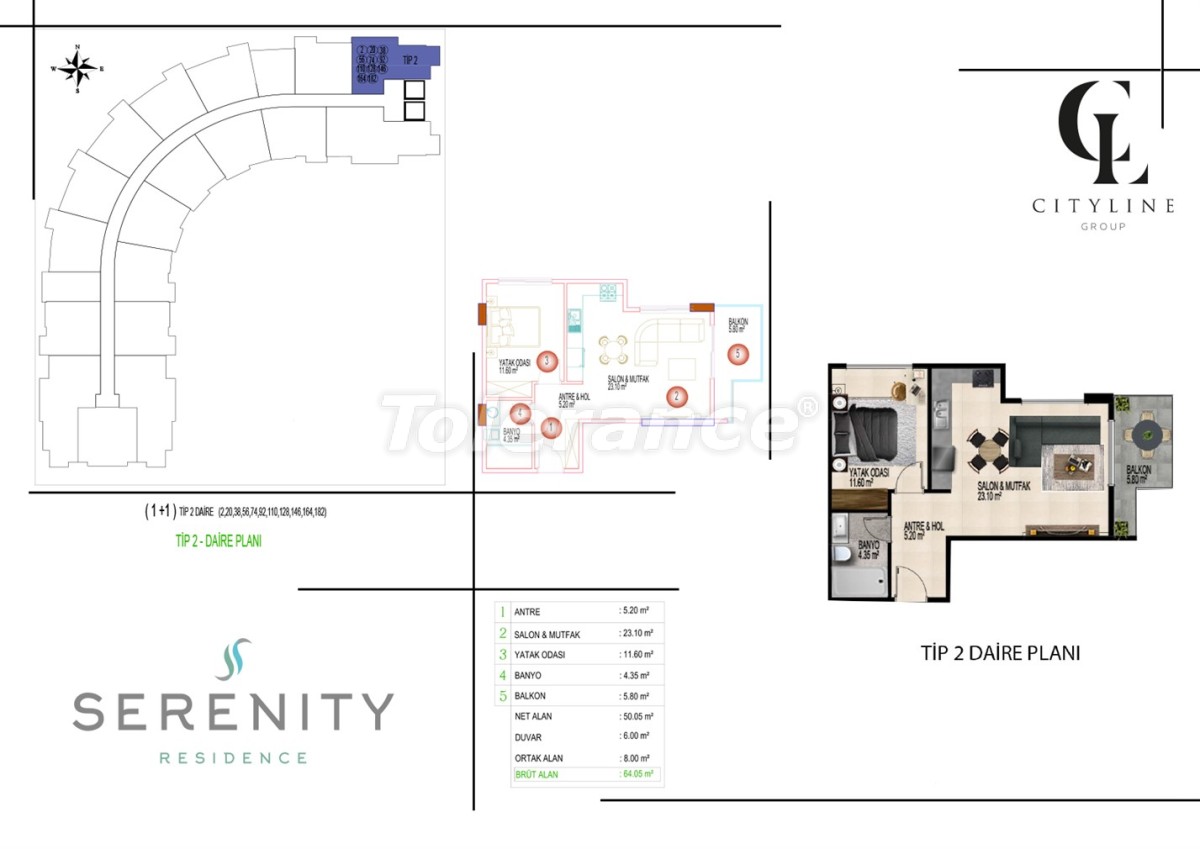 Apartment from the developer in Mahmutlar, Alanya with pool with installment - buy realty in Turkey - 21397