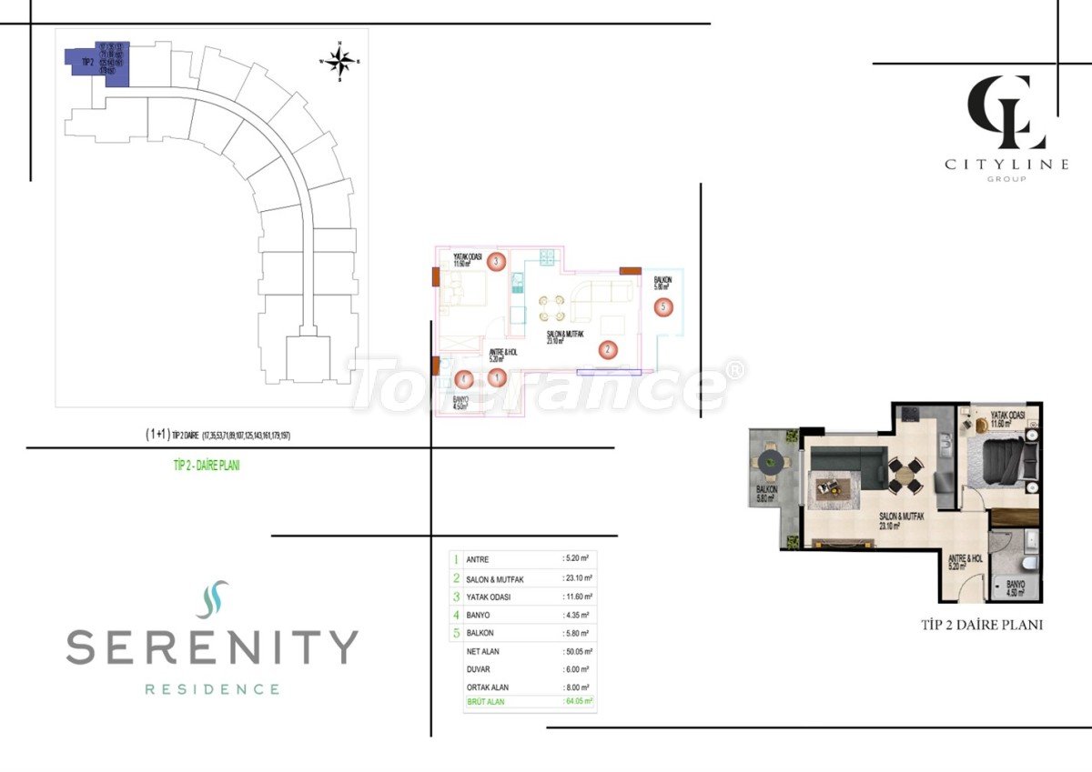 Apartment from the developer in Mahmutlar, Alanya with pool with installment - buy realty in Turkey - 21399