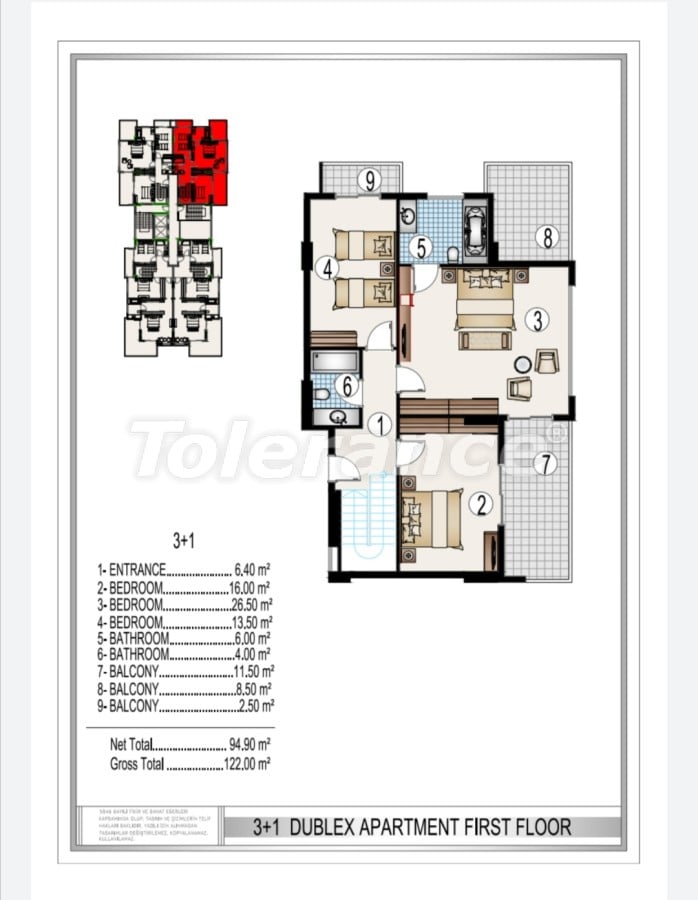 Apartment from the developer in Mahmutlar, Alanya with sea view with pool with installment - buy realty in Turkey - 28178