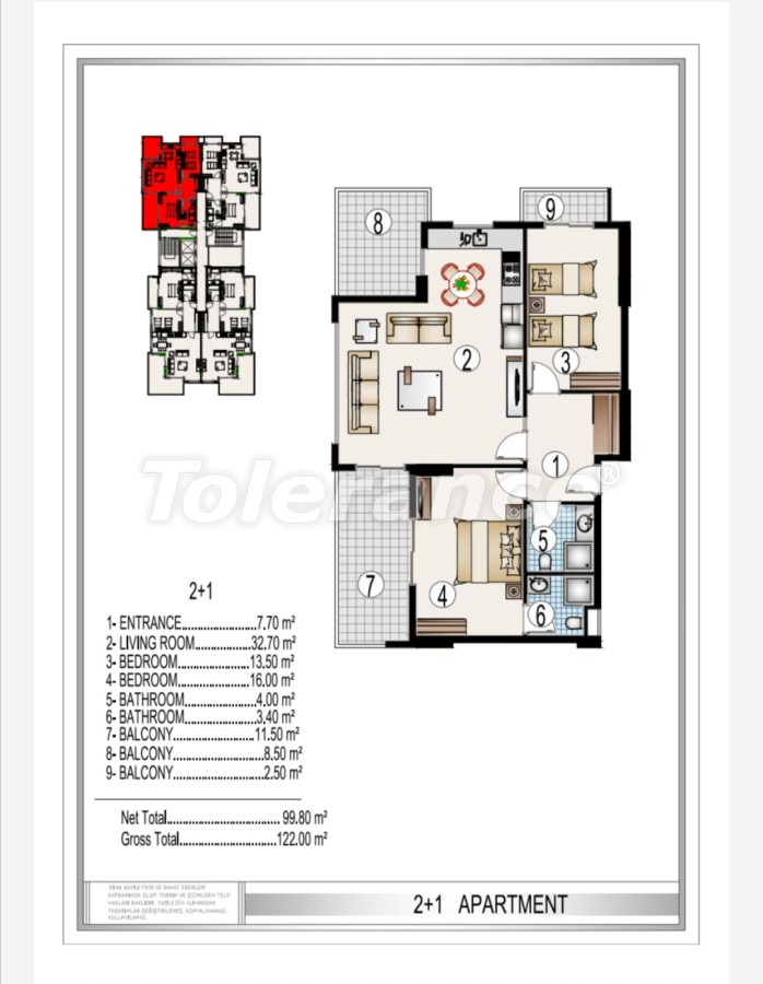 Apartment from the developer in Mahmutlar, Alanya with sea view with pool with installment - buy realty in Turkey - 28184