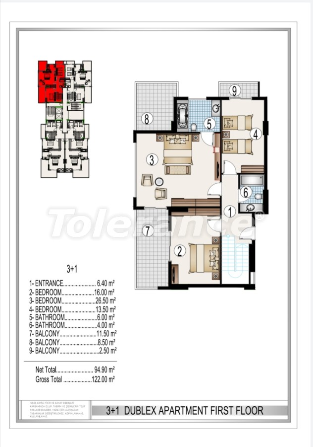 Apartment from the developer in Mahmutlar, Alanya with sea view with pool with installment - buy realty in Turkey - 28185