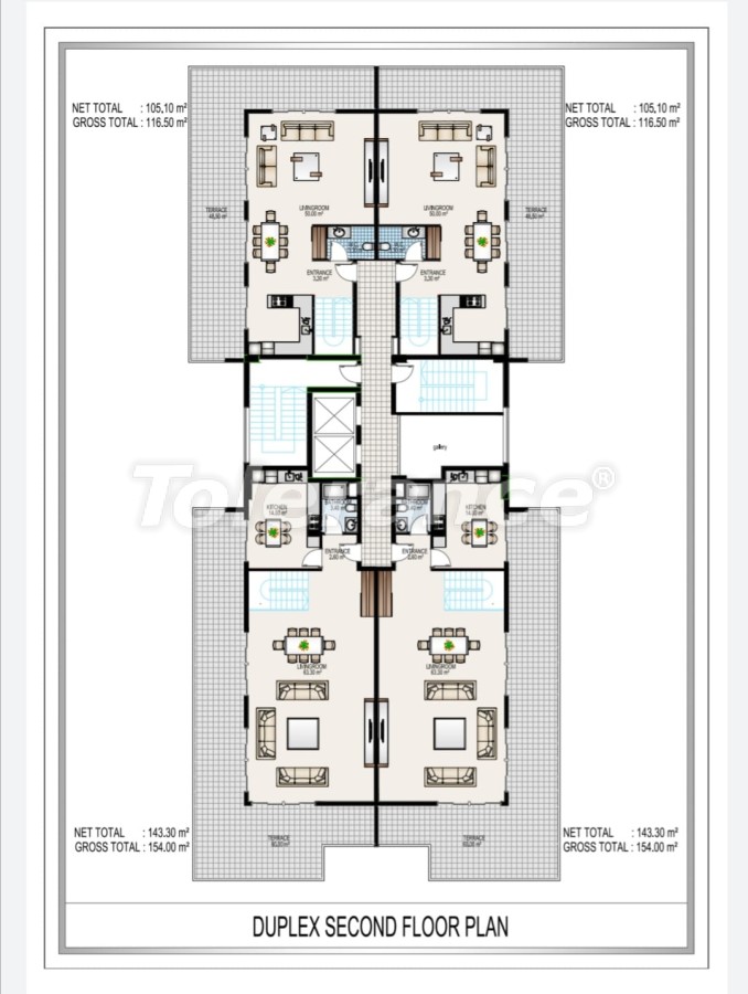 Apartment from the developer in Mahmutlar, Alanya with sea view with pool with installment - buy realty in Turkey - 28191