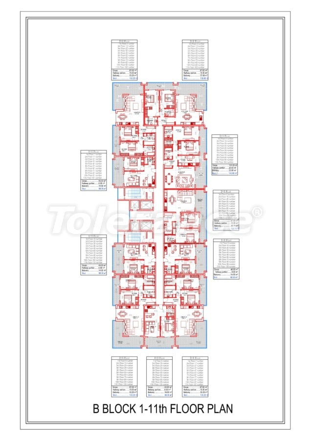 Apartment in Mahmutlar, Alanya with pool with installment - buy realty in Turkey - 28996