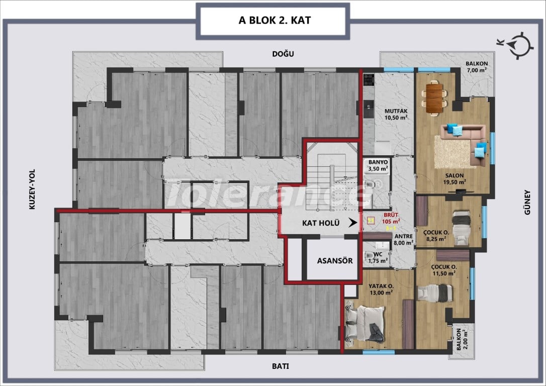 Apartment from the developer in Muratpaşa, Antalya with installment - buy realty in Turkey - 102103