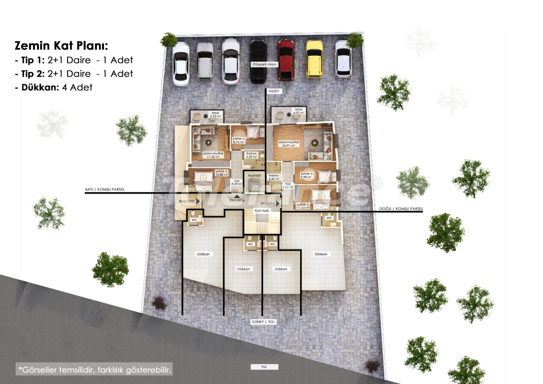 Apartment from the developer in Muratpaşa, Antalya with installment - buy realty in Turkey - 107464