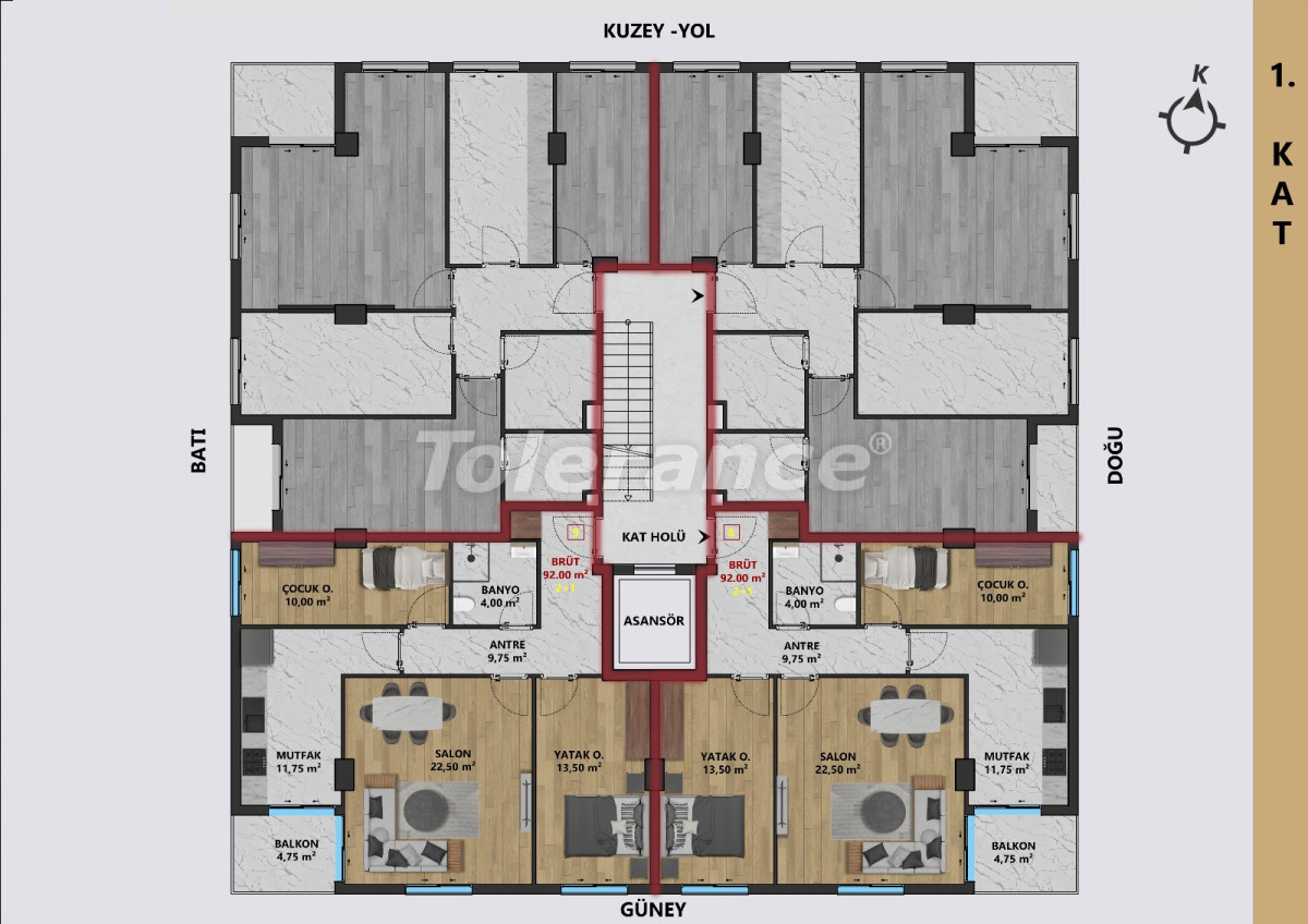 Apartment from the developer in Muratpaşa, Antalya with installment - buy realty in Turkey - 109327