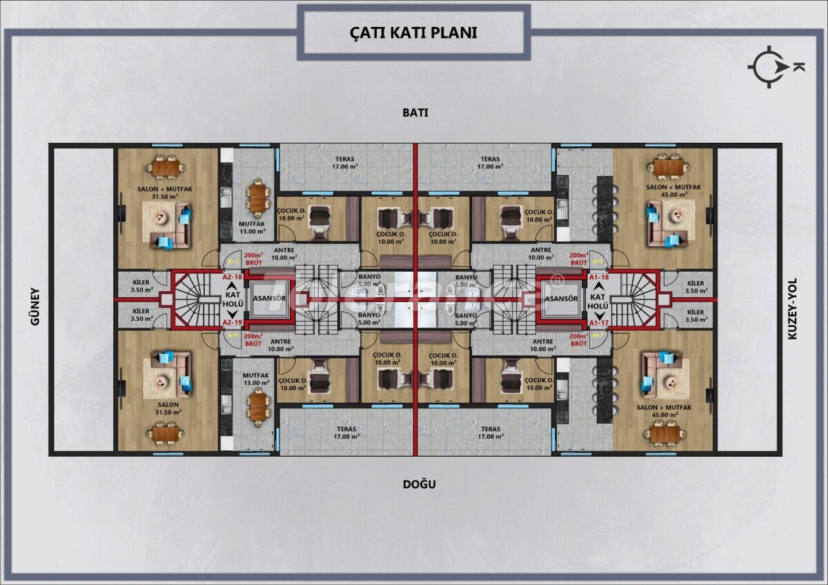 Apartment from the developer in Muratpaşa, Antalya - buy realty in Turkey - 58331