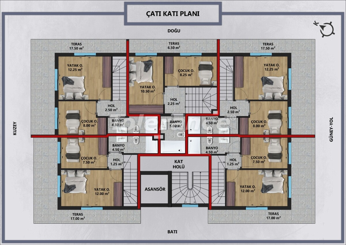 Apartment from the developer in Muratpaşa, Antalya - buy realty in Turkey - 62291