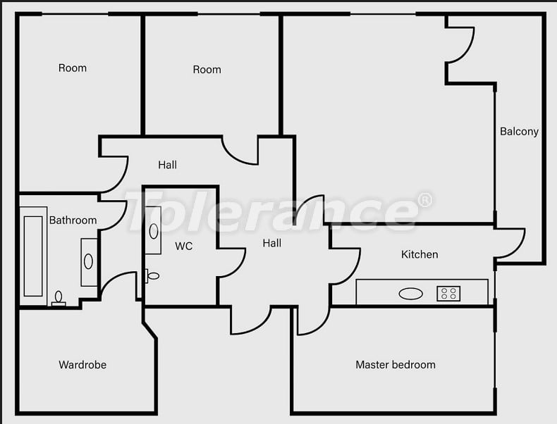 Apartment in Muratpaşa, Antalya - buy realty in Turkey - 98595