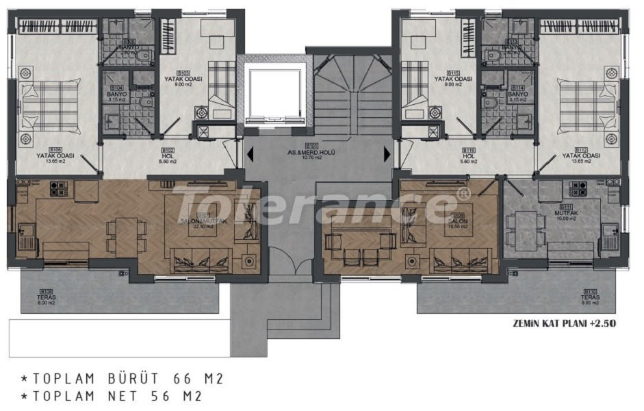 Apartment from the developer in Muratpaşa, Antalya - buy realty in Turkey - 99940