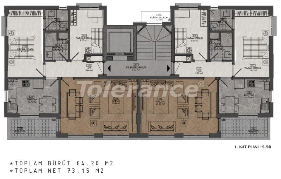 Apartment from the developer in Muratpaşa, Antalya - buy realty in Turkey - 99980