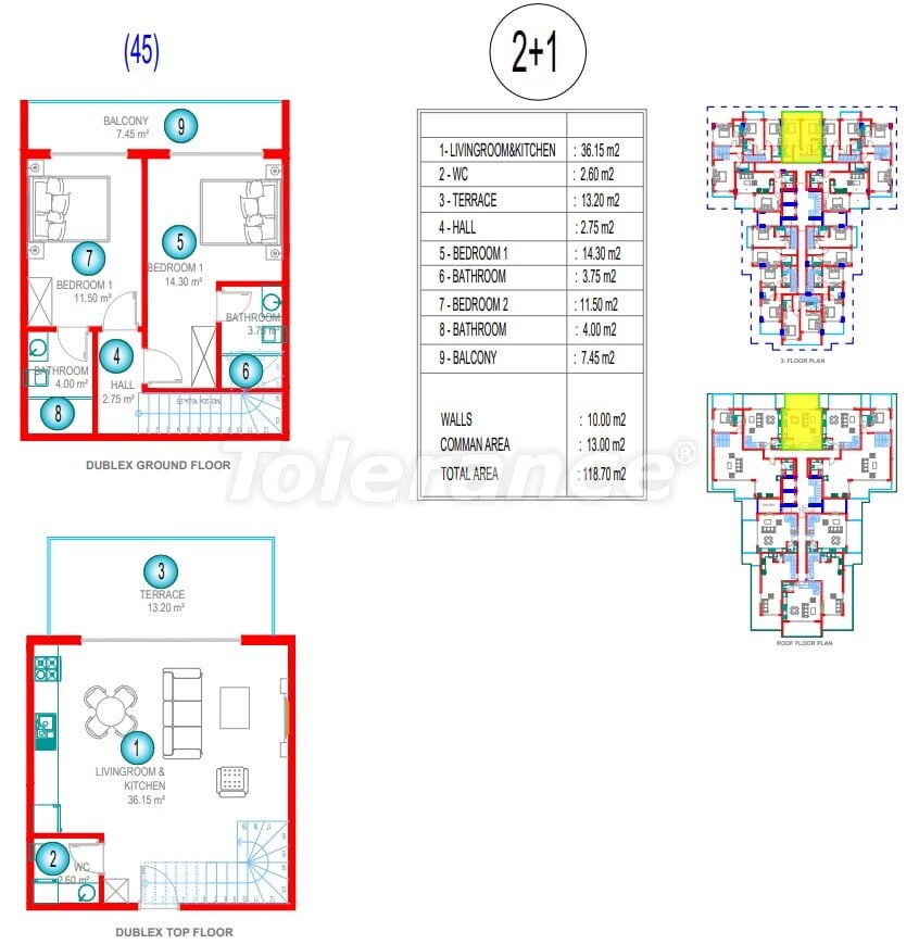 Apartment from the developer in Oba, Alanya with pool with installment - buy realty in Turkey - 63814