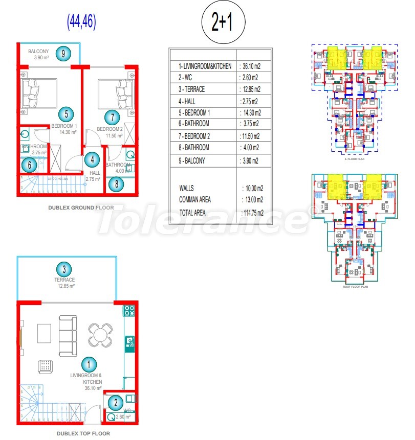 Apartment from the developer in Oba, Alanya with pool with installment - buy realty in Turkey - 63818