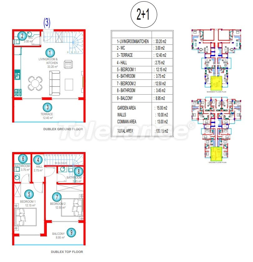 Apartment from the developer in Oba, Alanya with pool with installment - buy realty in Turkey - 63821