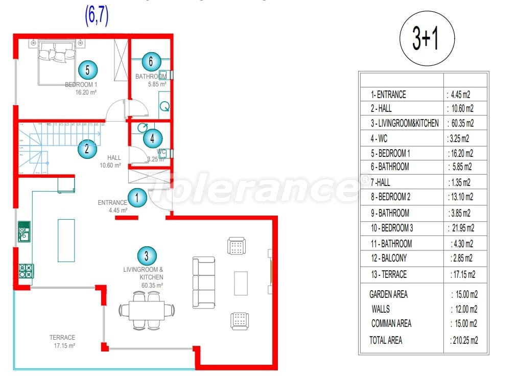 Apartment from the developer in Oba, Alanya with pool with installment - buy realty in Turkey - 63822