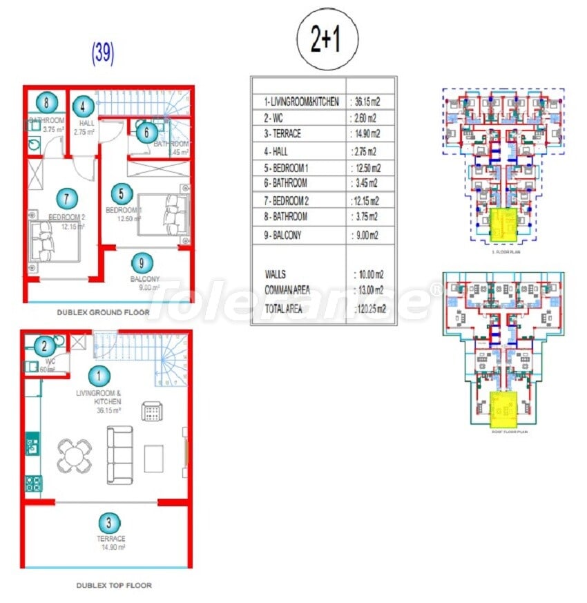 Apartment from the developer in Oba, Alanya with pool with installment - buy realty in Turkey - 63825