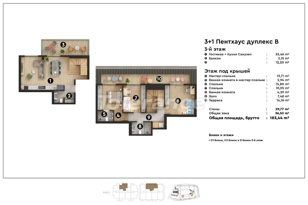 Apartment from the developer in Oba, Alanya with pool with installment - buy realty in Turkey - 83691