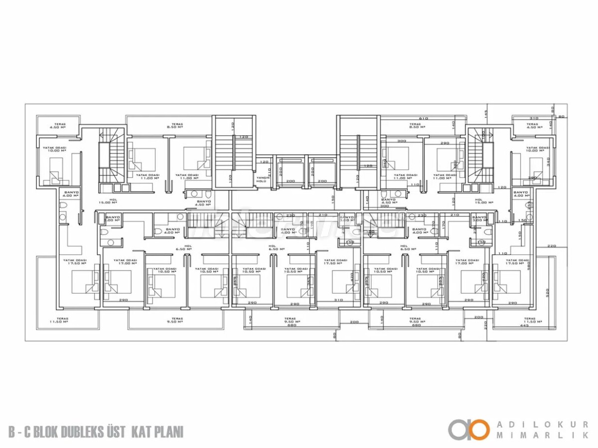 Apartment from the developer in Okurcalar Alanya with sea view with pool - buy realty in Turkey - 61688