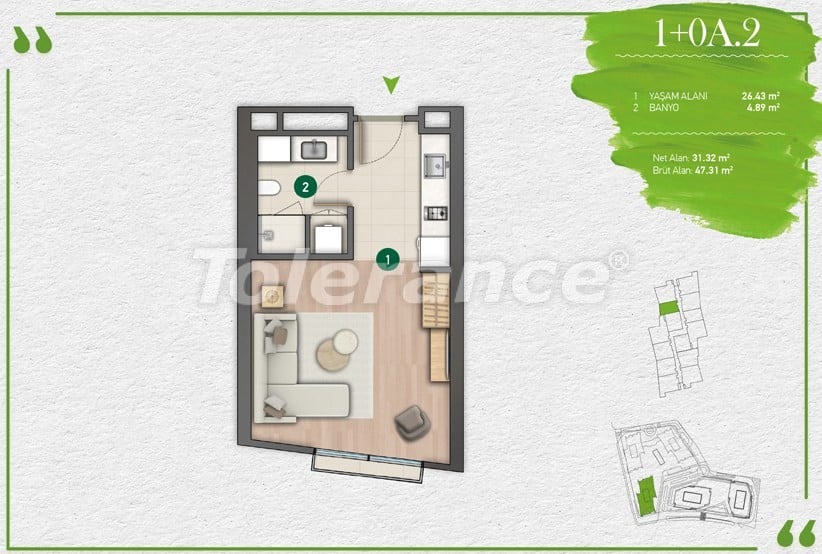 Apartment from the developer in Sariyer, İstanbul installment - buy realty in Turkey - 14338