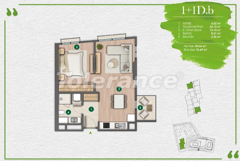 Apartment from the developer in Sariyer, İstanbul installment - buy realty in Turkey - 14348